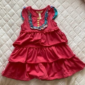 Matilda Jane Pink Ruffle Dress